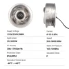 Centrifugal Fan, 220mm, Plastic, 230V - view 6