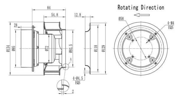 Centrifugal Fan, 220V, 240V, 380v, 460V - view 6