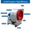 Centrifugal Fan, 220V, Carbon Steel - view 3