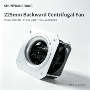 Centrifugal Fan, 225mm, Plastic, HVAC