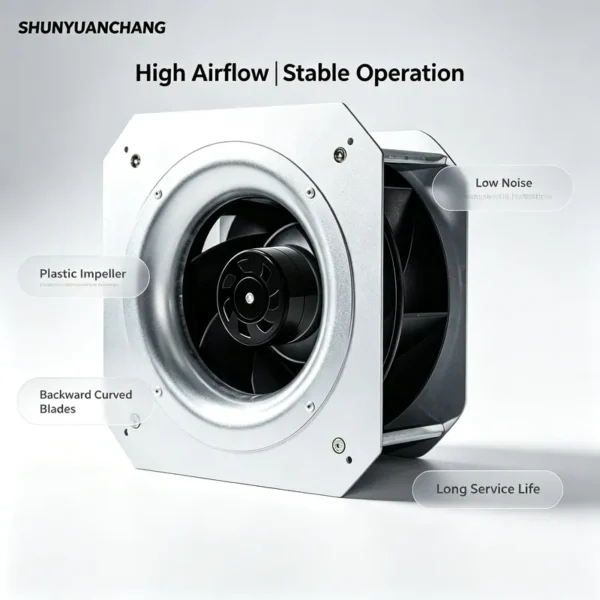 Centrifugal Fan, 225mm, Plastic, HVAC - view 4