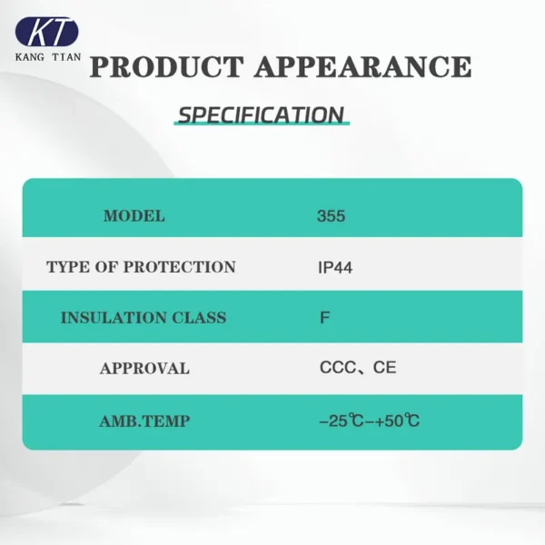 Centrifugal Fan, 230V, 380V, 355, 160W - view 5