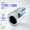 Centrifugal Fan, 230VAC, 80W, 133mm, IP44 - view 2
