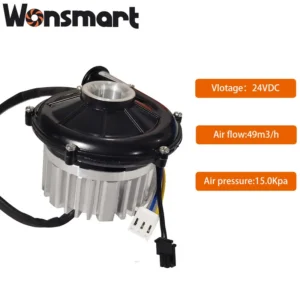 Centrifugal Fan, 24VDC, Brushless, 12kpa, Aluminum
