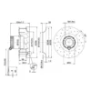 Centrifugal Fan, 250mm, 110V, 3600RPM, 330W - view 6
