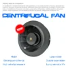 Centrifugal Fan, 250mm, Axial - view 2
