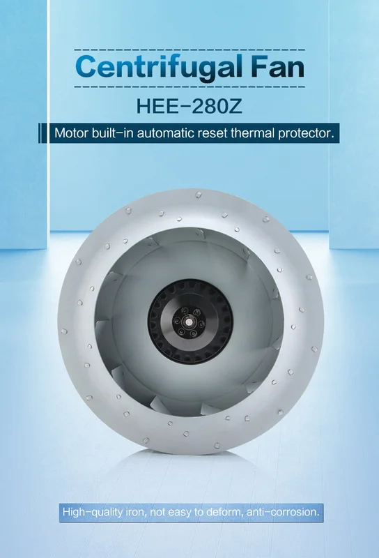 Centrifugal Fan, 280mm, 110-240V, Electric - view 4