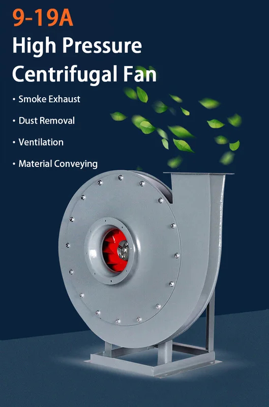 Centrifugal Fan, 2kw, 220V, Carbon Steel - view 2