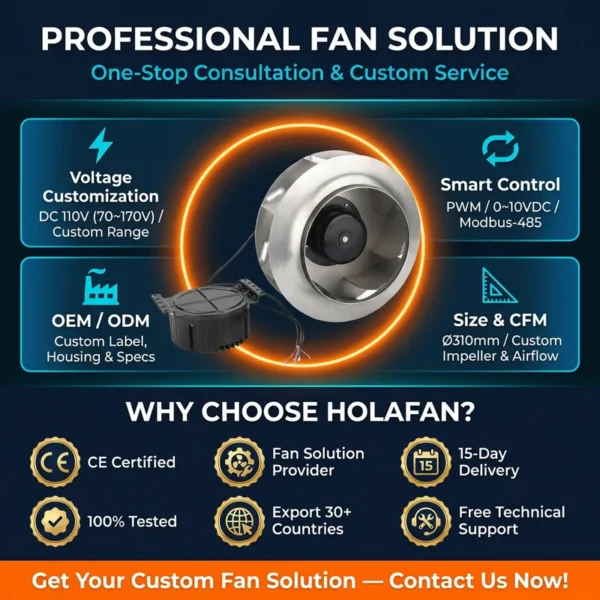 Centrifugal Fan, 310mm, 700W, 2196, CFM - view 4