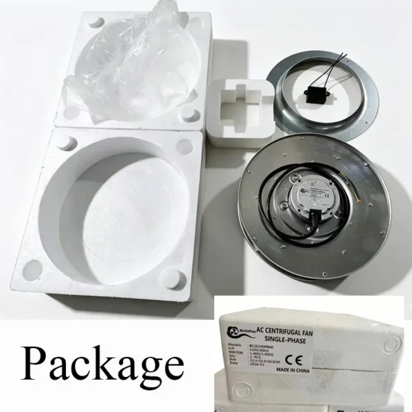 Centrifugal Fan, 310mm, 700W, 2196, CFM - view 6