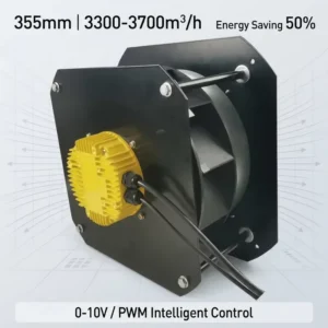 Centrifugal Fan, 3500m/h, 355mm, Cast, Wall