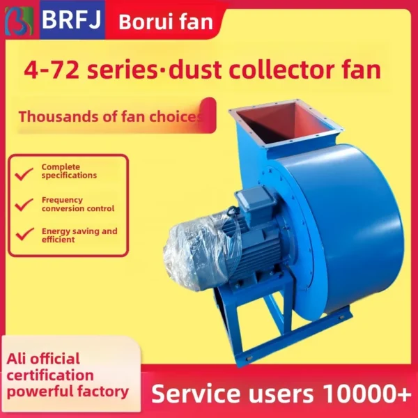 Centrifugal Fan, 3Kw, 4-72, Steel, 10000 - view 6
