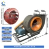 Centrifugal Fan, 3phase, 0-80000m³ - view 2