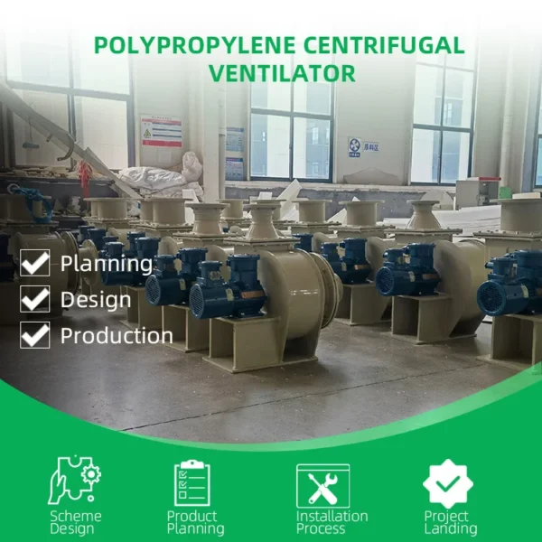 Centrifugal Fan, 4-72, 220V, PP - view 5