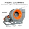 Centrifugal Fan, 4-72-6c, 380V, Explosion-Proof - view 4