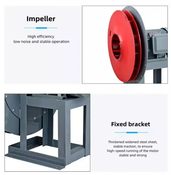 Centrifugal Fan, 4-72A, AC 220V~240V, Battery Powered - view 4