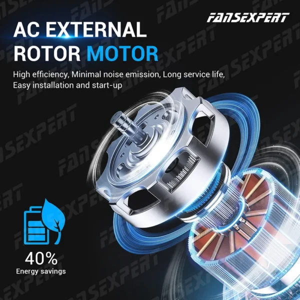Centrifugal Fan, 400mm, 380V, 800W - view 4