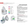 Centrifugal Fan, 5.5KW, 220V, electric - view 4