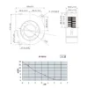 Centrifugal Fan, 5020, 50mm, Brushless, Plastic - view 6