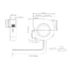 Centrifugal Fan, 50mm, Brushless, 50x50x15mm, Plastic - view 4