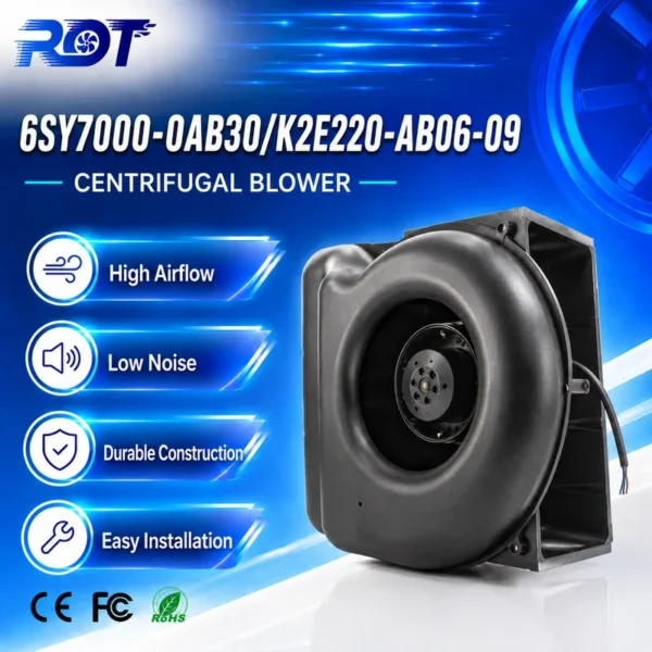 Centrifugal Fan, 6SY7000-0AB30, 230VAC, 220mm, 2700RPM