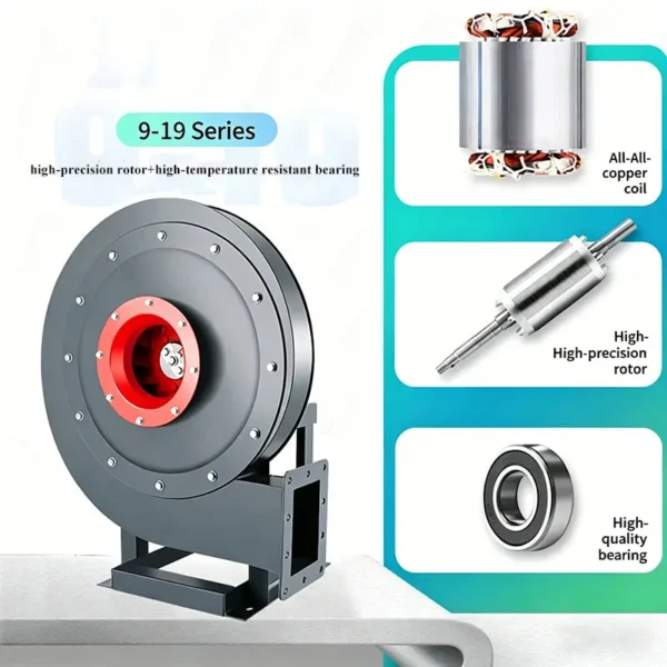 Centrifugal Fan, 9-19-A, Explosion-proof, 380V, Steel - view 3