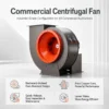 Centrifugal Fan, AC 220V~240V, Cast Iron - view 2