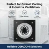 Centrifugal Fan, B3P500-EC188-010, 380V, 50/60HZ, 500mm - view 4