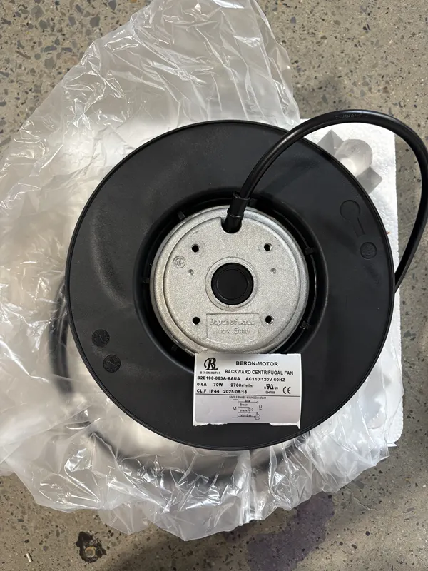 Centrifugal Fan, BERON, 110/120V, 60HZ, 70W - view 2