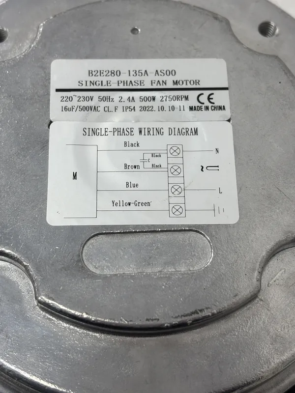 Centrifugal Fan, BERON, 220V, 500W, 2750RPM - view 4