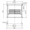 Centrifugal Fan, Brushless, 220 V, Galvanized Steel - view 2
