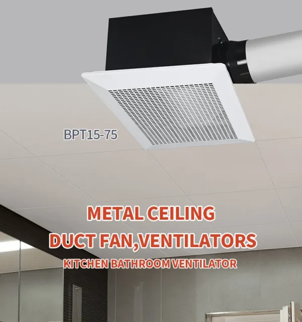 Centrifugal Fan, Ceiling, 220 V, Metal - view 4