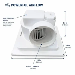 Centrifugal Fan, Ceiling, ABS