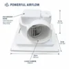 Centrifugal Fan, Ceiling, ABS - view 4