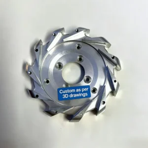 Centrifugal Fan, CNC, 5-Axis, Aluminum