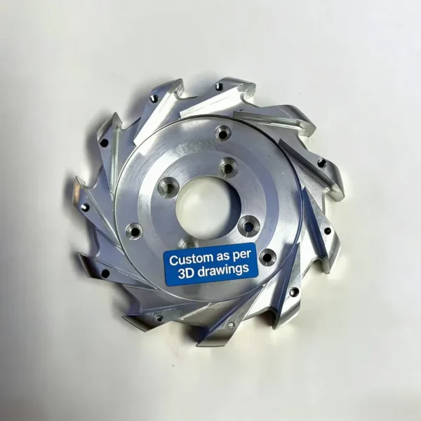 Centrifugal Fan, CNC, 5-Axis, Aluminum