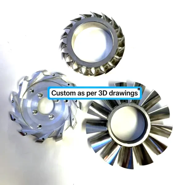 Centrifugal Fan, CNC, 5-Axis, Aluminum - view 2