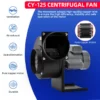 Centrifugal Fan, CY125, 125mm, 220V - view 3