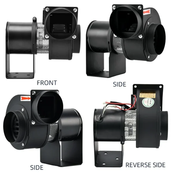 Centrifugal Fan, CY125, 125mm, 380V - view 2
