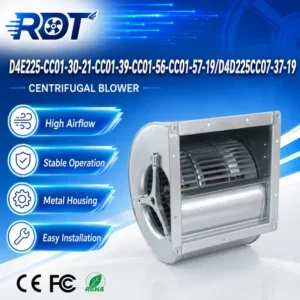Centrifugal Fan, D4E225-CC01-30/57, 230V, 650W, Inverter