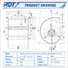 Centrifugal Fan, D4E225-CC01-30/57, 230V, 650W, Inverter - view 4