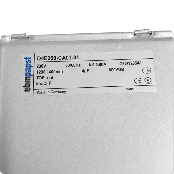 Centrifugal Fan, D4E250-CA01-01, 230V, Aluminum, IP20 - view 5