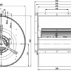 Centrifugal Fan, D4E250-CA01-01, 230V, Aluminum, IP20 - view 6