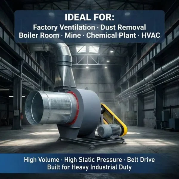 Centrifugal Fan, Explosion-Proof, 220 V, Carbon Steel - view 3