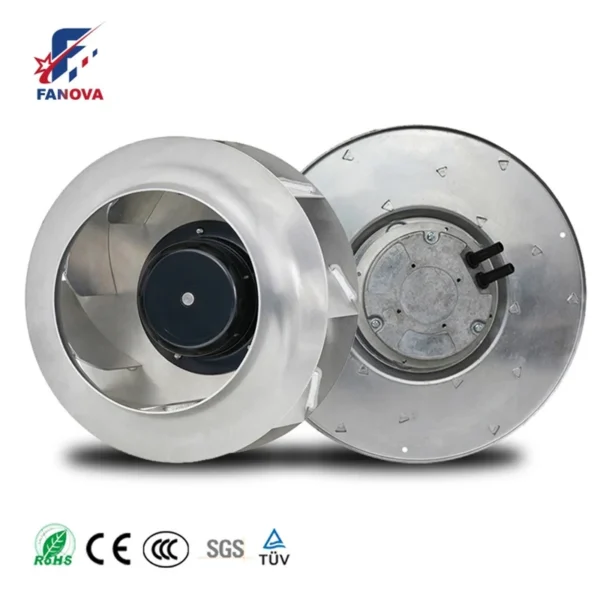 Centrifugal Fan, FANOVA, 355mm, Aluminum, 48V