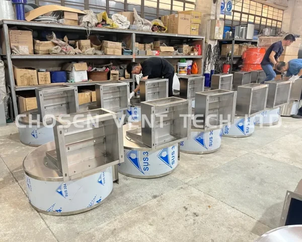 Centrifugal Fan, HVAC, 220V, galvanized steel - view 4