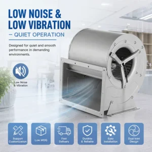 Centrifugal Fan, HVAC, 230 V, Cast Iron