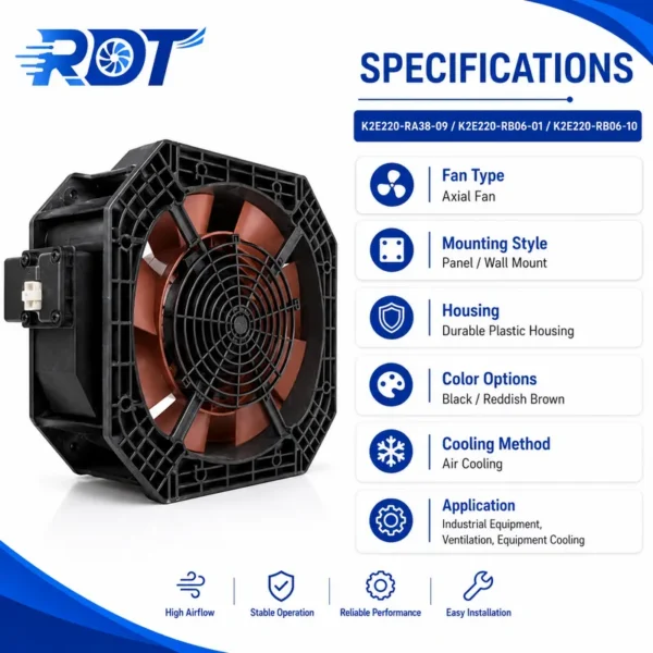 Centrifugal Fan, HVAC, 230 V, Corded Electric - view 2
