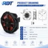 Centrifugal Fan, HVAC, 230 V, Corded Electric - view 3