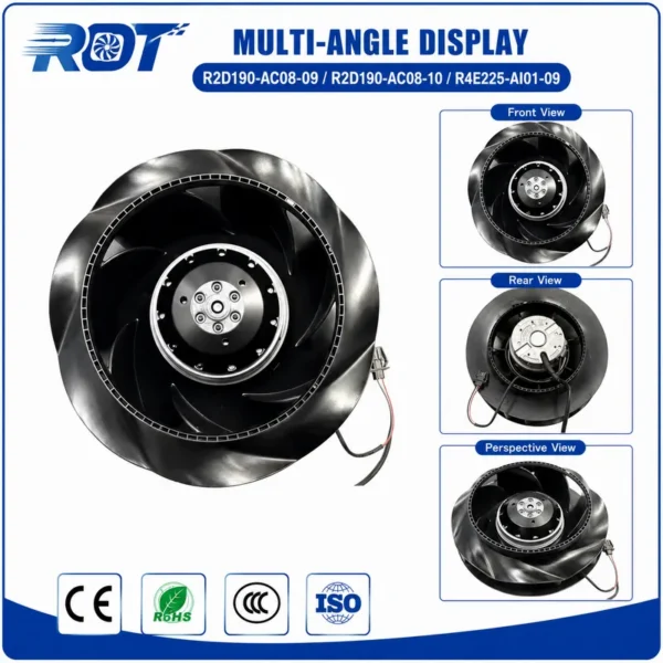Centrifugal Fan, HVAC, 230 V, Corded Electric - view 5